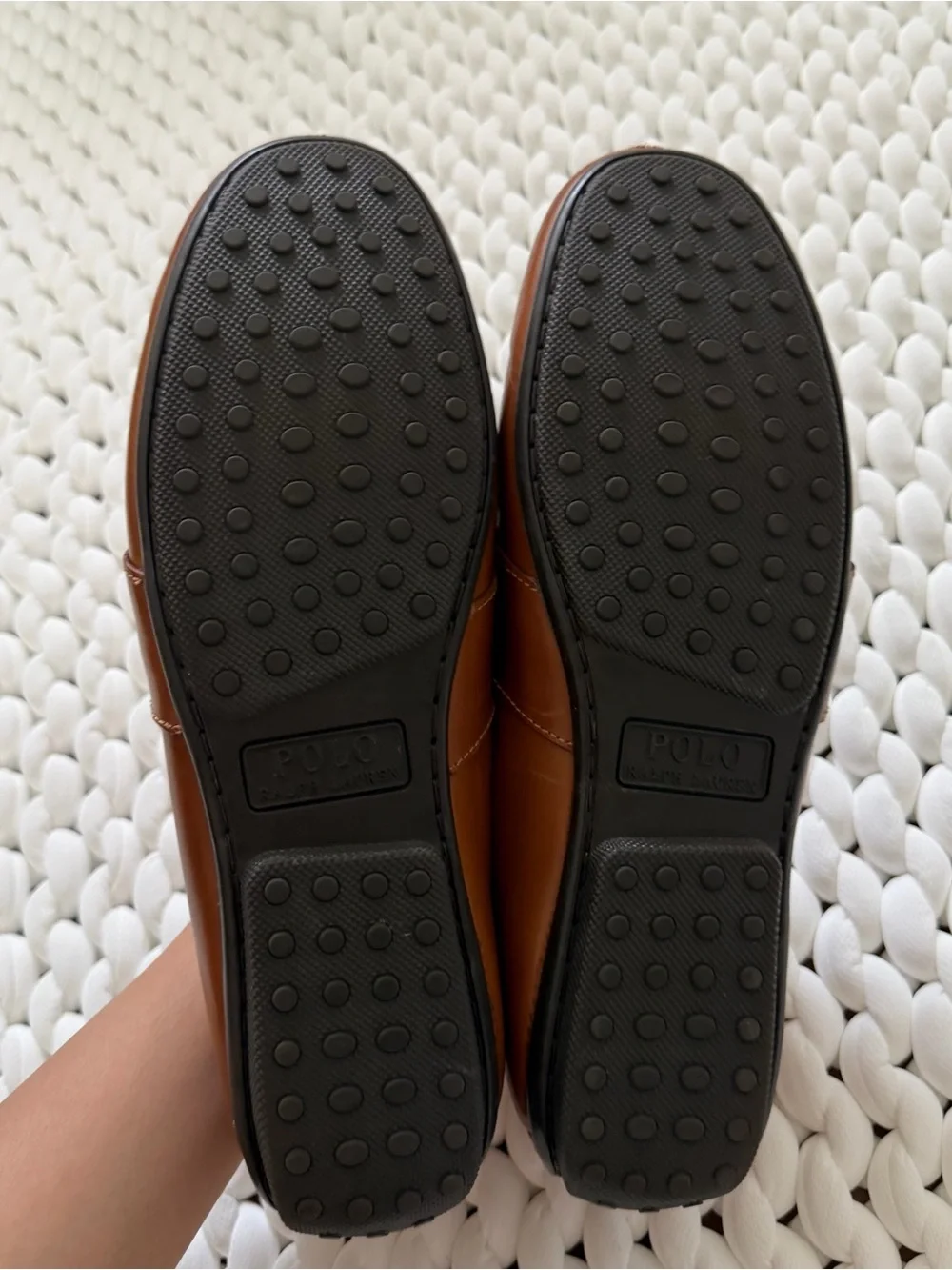 Polo by Ralph Lauren Men’s Brown Leather Penny Loafers